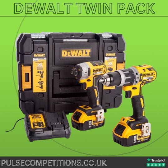 DeWalt Twin Pack Combi Drill & Impact Driver Pulse Competitions