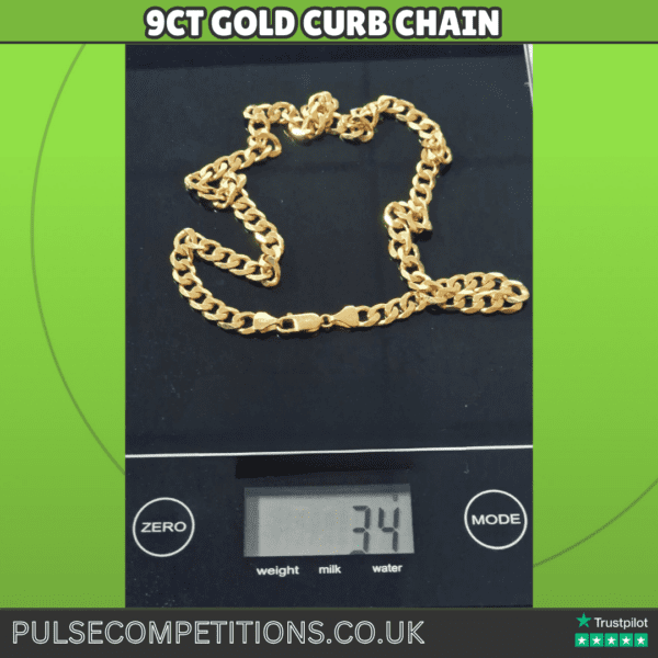 Mens/Ladies Curb Chain 9ct - Image 6