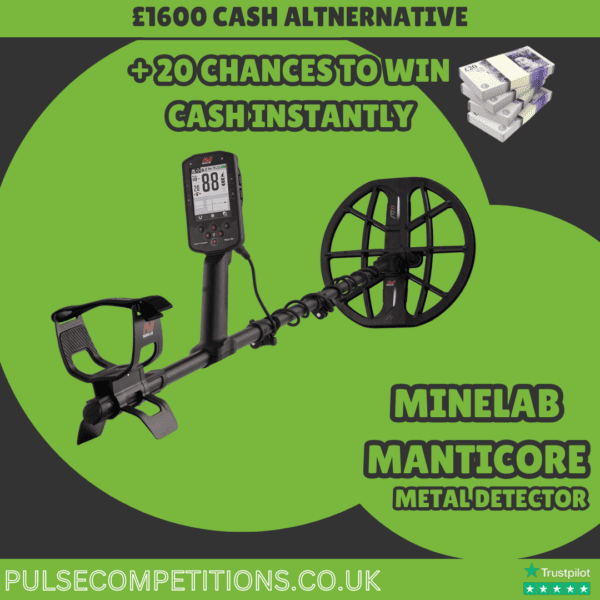 Minelab Manticore Metal Detector + WIN CASH INSTANTLY - Image 2