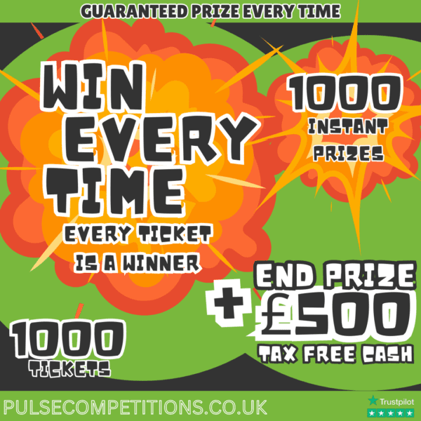 WIN EVERY TIME #7 - 1000 Instant Prizes