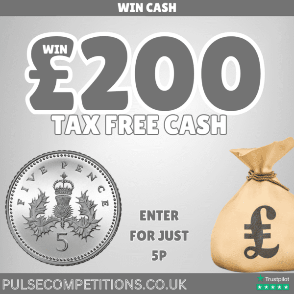 £200 Cash - 5p Entry