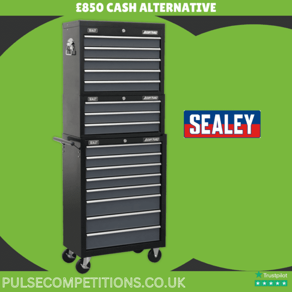 Sealey Tool Chest with 420pc Tool Kit - Image 2