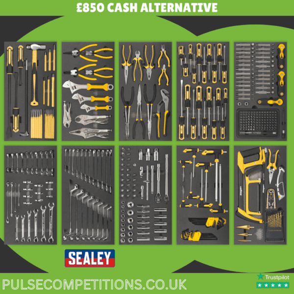 Sealey Tool Chest with 420pc Tool Kit - Image 3