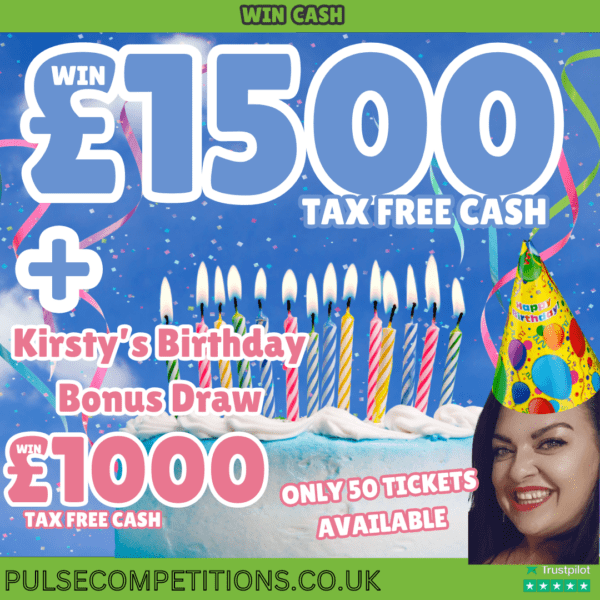 £1500 Tax Free Cash + £1k Bonus Draw
