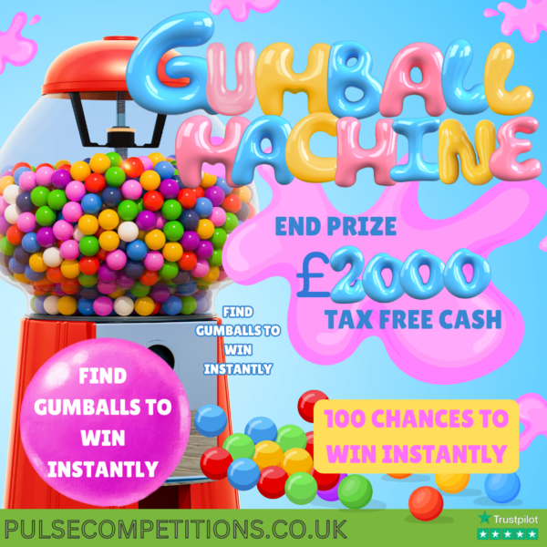 Win £2000 Tax Free Cash + 100 INSTANT prizes