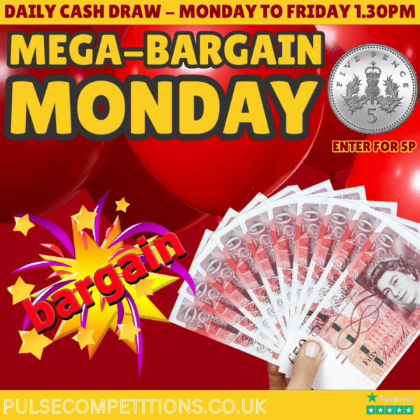 Daily Cash Draw - £250 Tax Free Cash