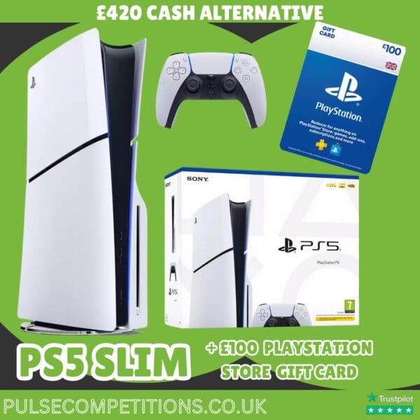 PS5 Slim Console + £100 Playstation Store Gift Card
