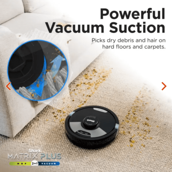Shark Matrix Plus Robotic Vac & Mop - Image 3