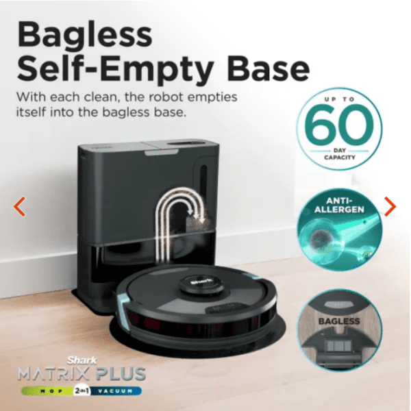 Shark Matrix Plus Robotic Vac & Mop - Image 2