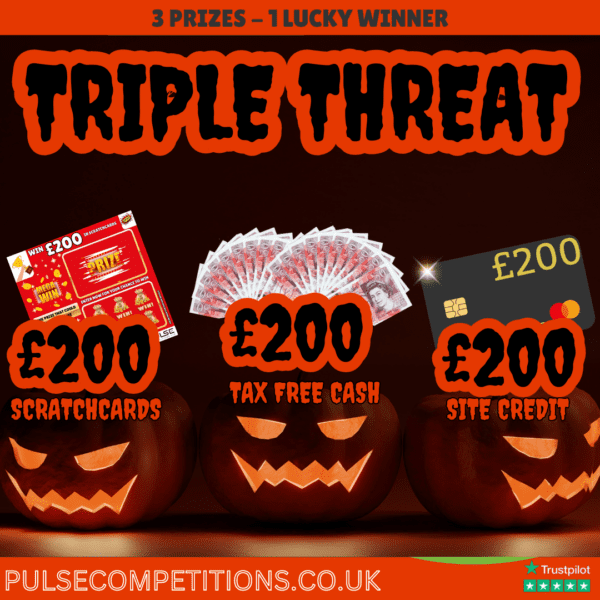 Triple Threat - Win Cash, Scratchcards & Site Credit