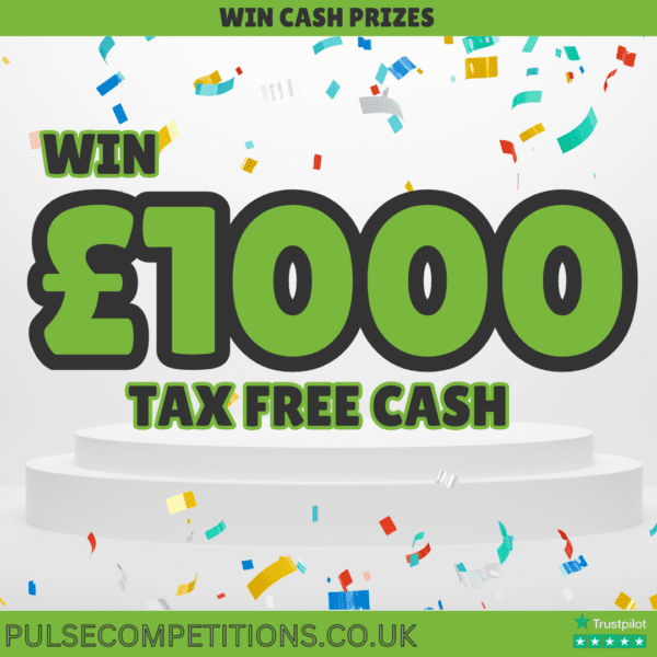 £1000 Tax Free Cash - Enter for 3P