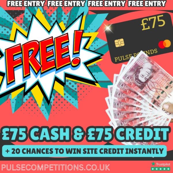 FREEBIE FRIDAY - £75 Cash + £75 Credit + win site credit instantly