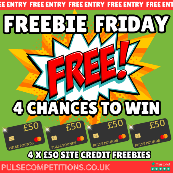 FREEBIE FRIDAY - 4 Chances to win £50 Site Credit