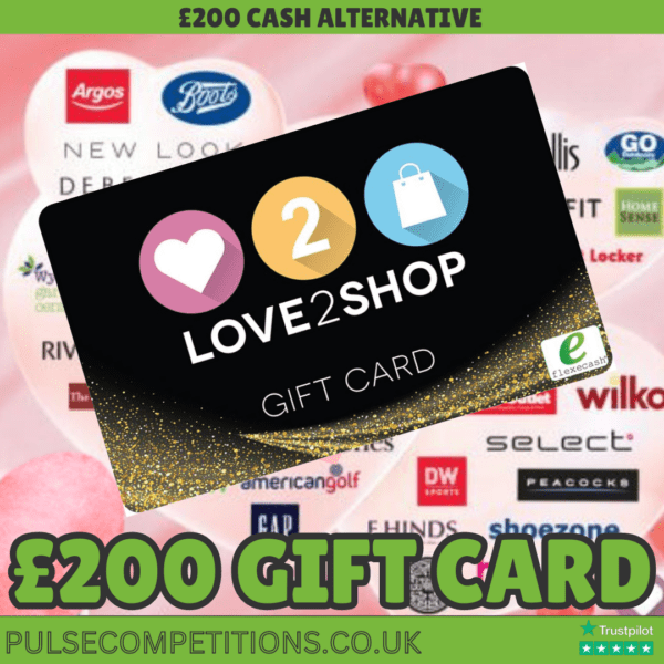 £200 Love2Shop Gift Card