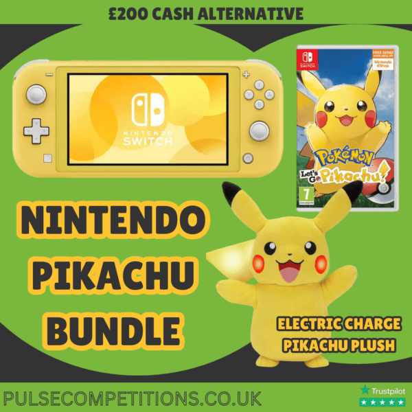 Nintendo Switch Lite Pikachu Bundle
