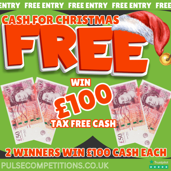 FREEBIE FRIDAY - 2 x £100 Cash Winners