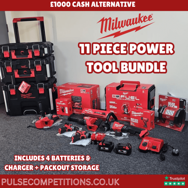 Milwaukee 11 Piece Power Tool Bundle