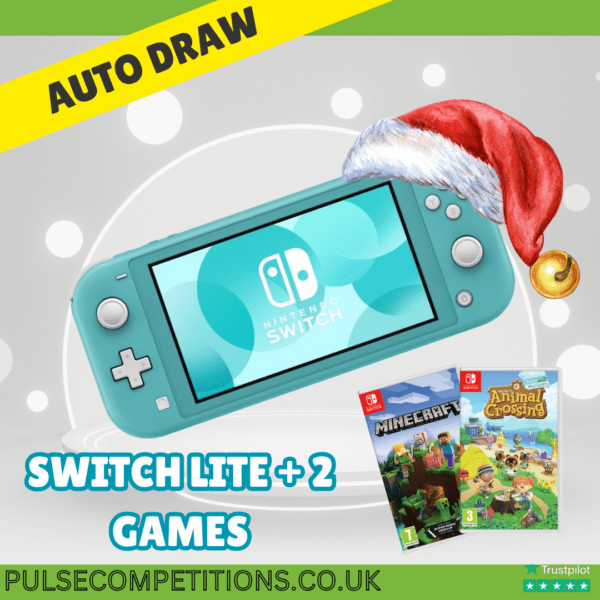 Nintendo Switch Lite + 2 Games (Auto Draw)