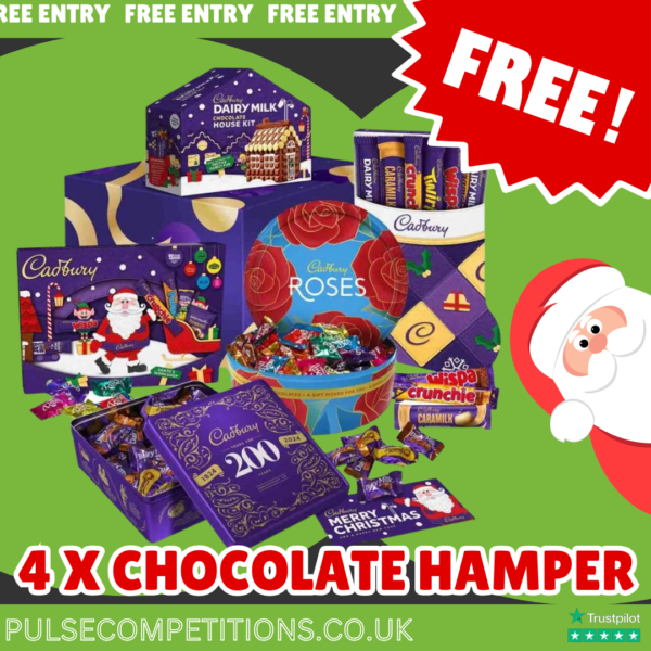 FREEBIE FRIDAY - 4 X Cadbury Chocolate Hampers