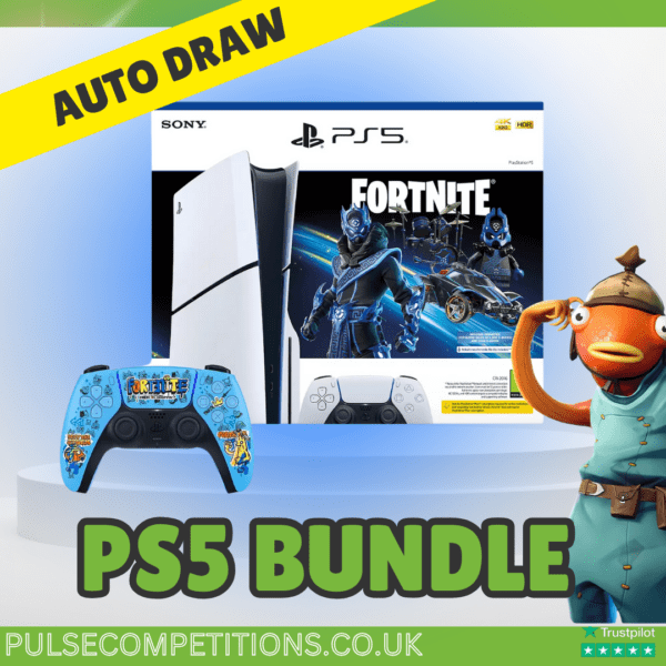 PS5 Fortnite Bundle + Game (Auto Draw)