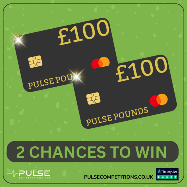 2 Chances to win £100 Site Credit