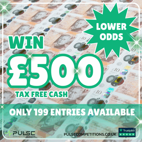 £500 Tax Free Cash - LOWER ODDS