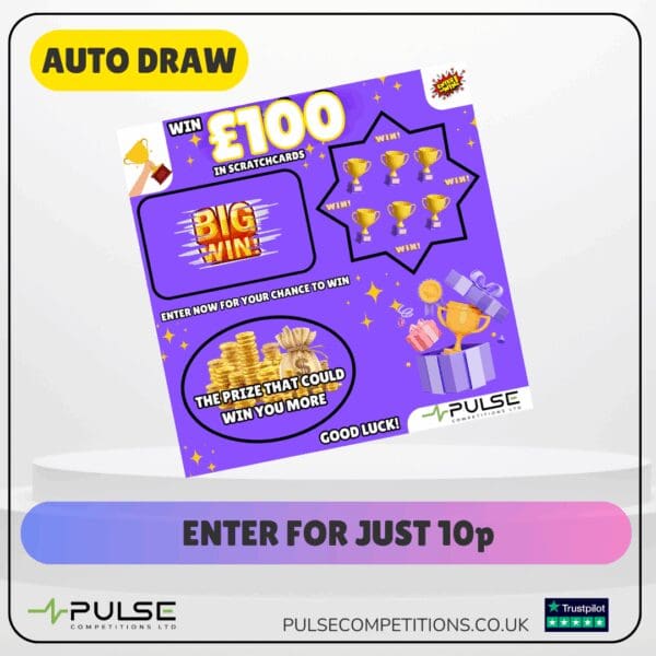 £100 in Scratchcards (Auto Draw)