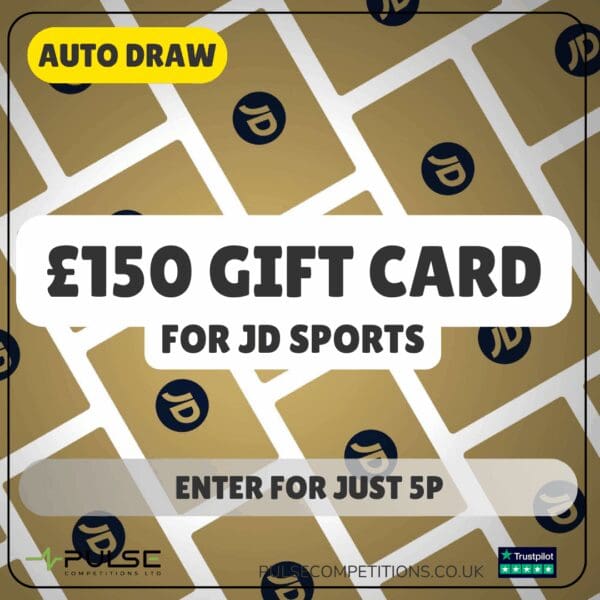 £150 JD Sports Gift Card (Auto Draw)