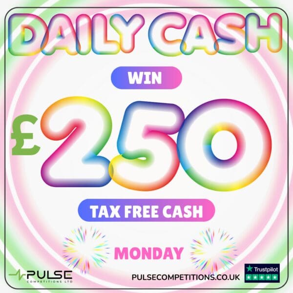 Daily Cash Draw - £250 Cash