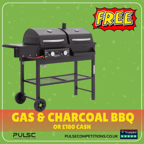 FREEBIE FRIDAY - 2 Burner Gas & Charcoal BBQ