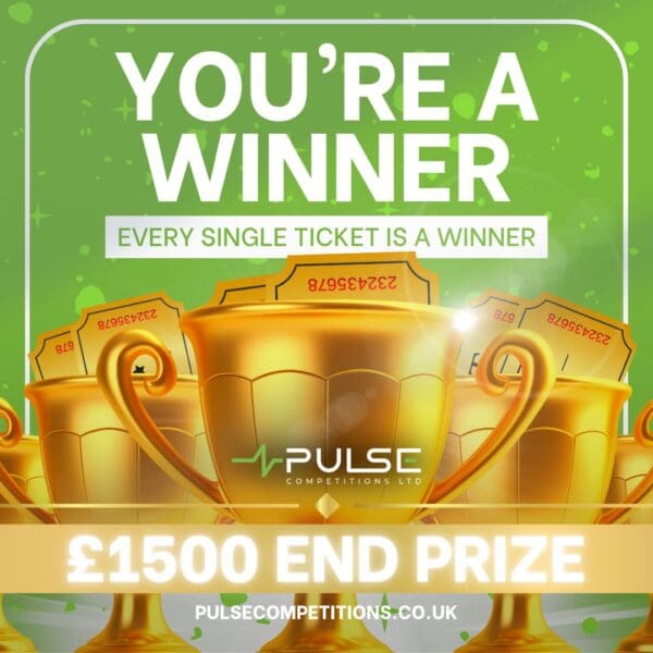 You're A Winner - £1500 End prize - 4000 Instant prizes