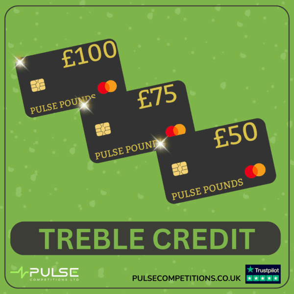 Treble Credit - 3 Chances to win Site Credit