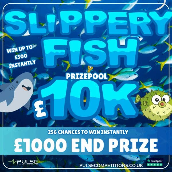 £1000 End prize + 256 instant prizes