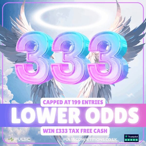 £333 Tax Free Cash - LOWER ODDS