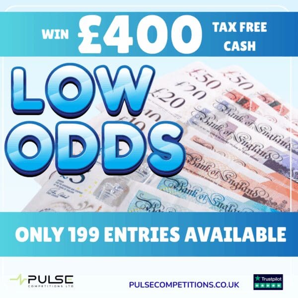 £400 Cash - Lower Odds