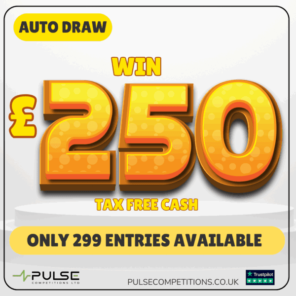 £250 Cash - Lower Odds (Auto Draw)