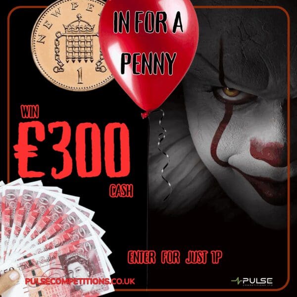 Win £300 Cash for 1P